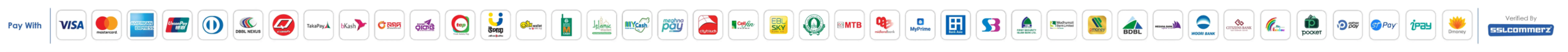 Accepted Payment Methods - SSLCommerz